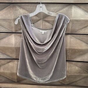 ROI SLEEVELESS COWL NECK AND TWIST-BACK TANK